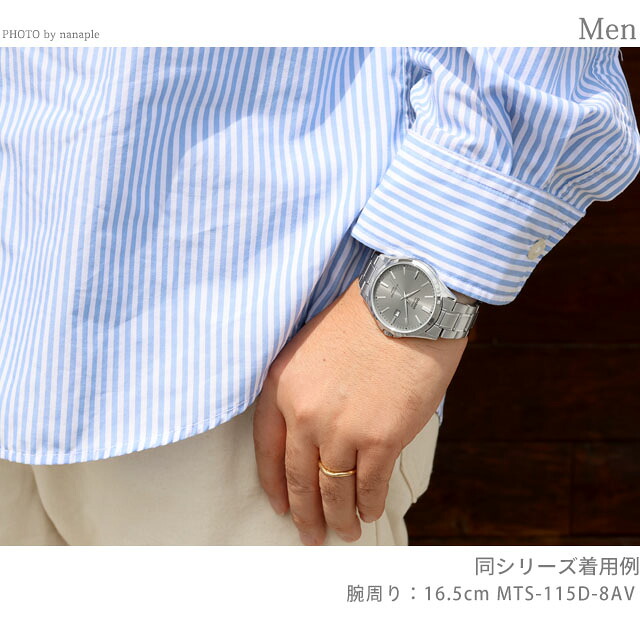 カシオ チープカシオ CASIO クォーツ 電池式 MTS-115D-8AV スタンダード 海外モデル メンズ チプカシ 腕時計 シンプル ブランド カシオ casio アナログ グレー おしゃれ 防水 小さい 軽い かわいい プレゼント 実用的 学生 受験生 受験用 試験用 受験対応