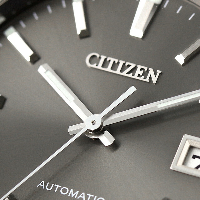 シチズン コレクション 自動巻き 腕時計 メンズ CITIZEN COLLECTION NB1050-59H アナログ グレー 日本製 ブランド おしゃれ 防水 プレゼント 男性 実用的