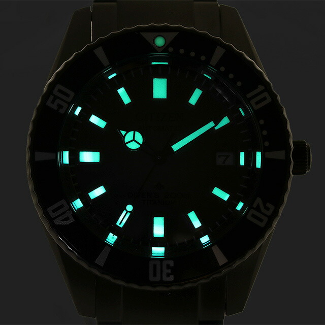 シチズン プロマスター フジツボ ダイバー MARINEシリーズ メカニカルダイバー200m 自動巻き 腕時計 ブランド メンズ チタン ダイバーズウォッチ CITIZEN PROMASTER NB6025-59H アナログ ブラックグラデーション ガンメタリック 黒 記念品 プレゼント ギフト