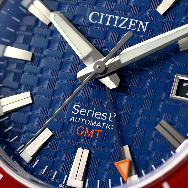 シチズン シリーズ8 メカニカル880 自動巻き 腕時計 メンズ GMT 耐磁2種 CITIZEN Series 8 NB6030-59L アナログ ブルー 日本製 高級 ブランド おしゃれ 防水 文字盤 大きい プレゼント 男性 実用的