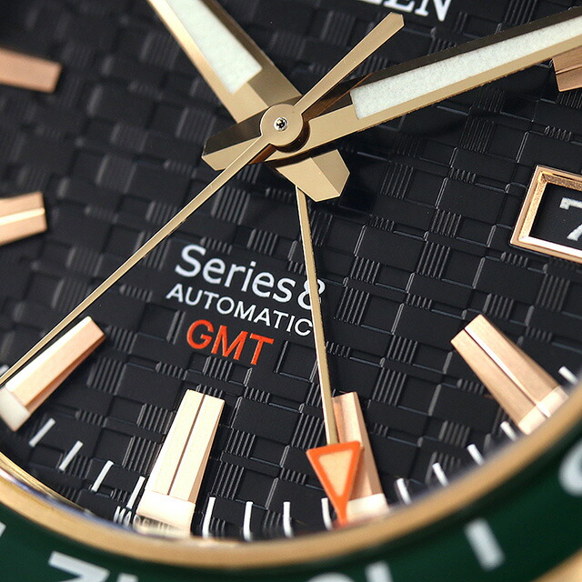 シチズン シリーズ8 880 メカニカル 自動巻き 腕時計 ブランド メンズ CITIZEN Series 8 NB6033-51E アナログ ブラック ゴールド ピンクゴールド 黒 日本製 高級 おしゃれ 防水 文字盤 大きい プレゼント 男性 実用的