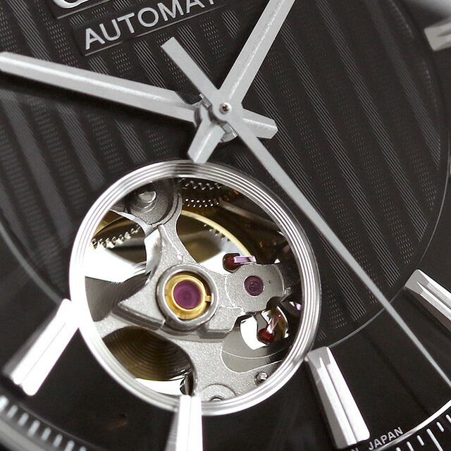 シチズン コレクション メカニカル クラシックオープンハート 自動巻き 腕時計 メンズ オープンハート CITIZEN COLLECTION NH9110-90E アナログ ブラック 黒 日本製 ブランド おしゃれ 防水 プレゼント 男性 実用的