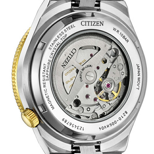 シチズン コレクション TSUYOSA 自動巻き 腕時計 ブランド メンズ CITIZEN COLLECTION NJ0234-58X アナログ レッド ゴールド 赤 おしゃれ 防水 プレゼント 男性 実用的