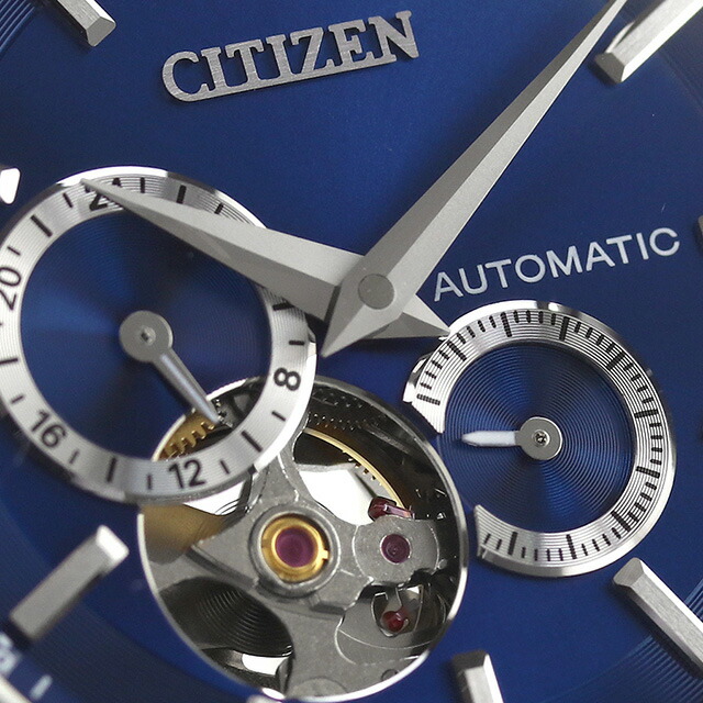 シチズン コレクション メカニカル 自動巻き 腕時計 メンズ オープンハート CITIZEN COLLECTION NP1010-78L アナログ ブルー 日本製 ブランド おしゃれ 防水 プレゼント 男性 実用的