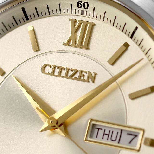 シチズン コレクション メカニカル クラシック 自動巻き 腕時計 メンズ CITIZEN COLLECTION NY4057-63P アナログ ゴールド シルバー 日本製 ブランド おしゃれ 防水 プレゼント 男性 実用的