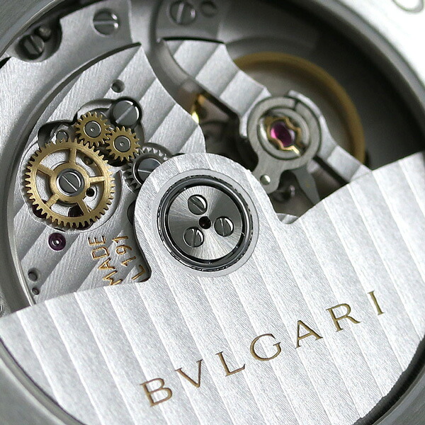 ブルガリ オクト ローマ 41mm メンズ 腕時計 OC41C1SLD BVLGARI ブラック ダークブラウン 高級 ブランド おしゃれ 防水 プレゼント 男性 実用的
