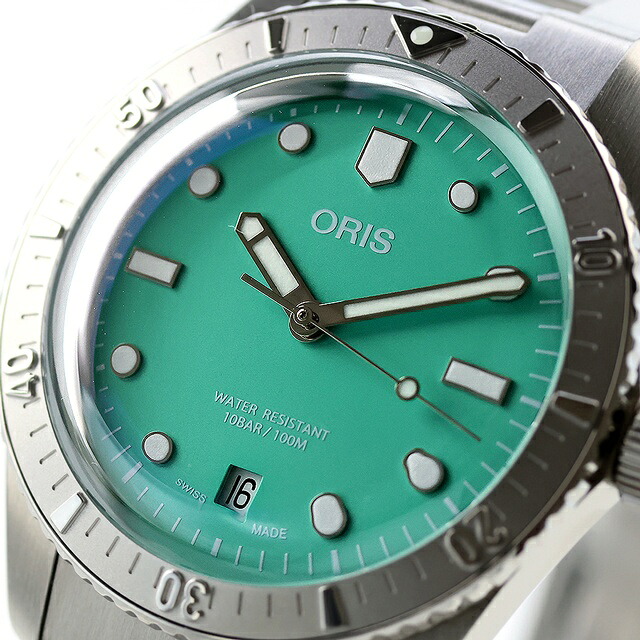 オリス ダイバーズ 65 38mm 自動巻き 腕時計 メンズ ORIS 01 733 7771 4057-07 8 19 18 アナログ グリーン スイス製 高級 ブランド おしゃれ 防水 プレゼント 男性 実用的