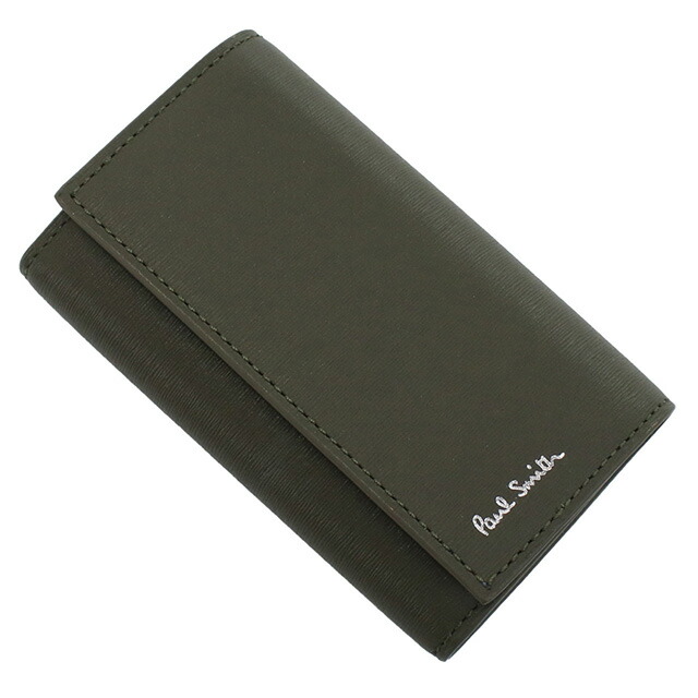 ポール・スミス 6連キーケース メンズ Paul Smith レザー イタリア M1A1981 グレー系 小物 ブランド 高級 おしゃれ プレゼント 実用的