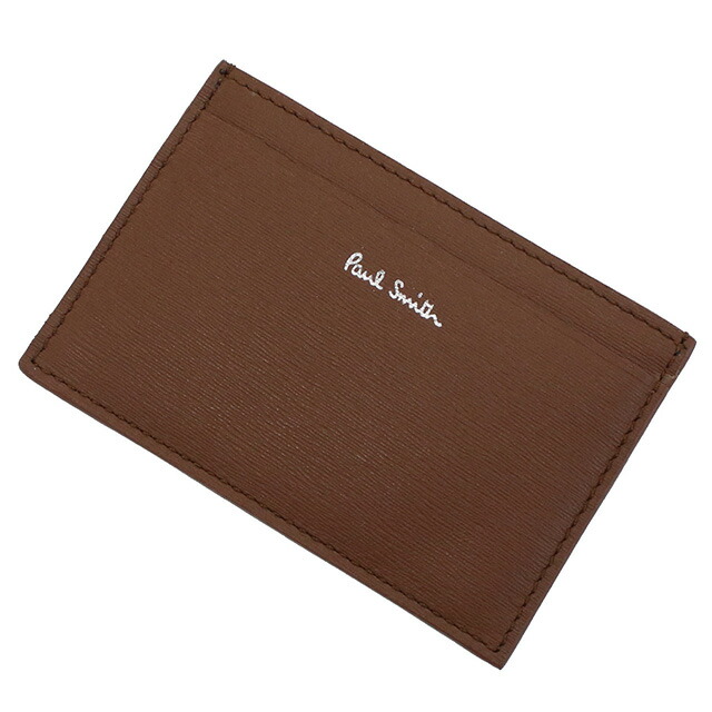 ポール・スミス カードケース メンズ Paul Smith レザー イタリア M1A4768 BROWN ブラウン系 財布 定期入れ ブランド 高級 おしゃれ プレゼント 実用的