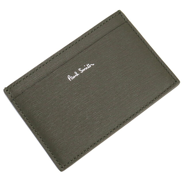 ポール・スミス カードケース メンズ Paul Smith レザー イタリア M1A4768 グレー系 財布 定期入れ ブランド 高級 おしゃれ プレゼント 実用的