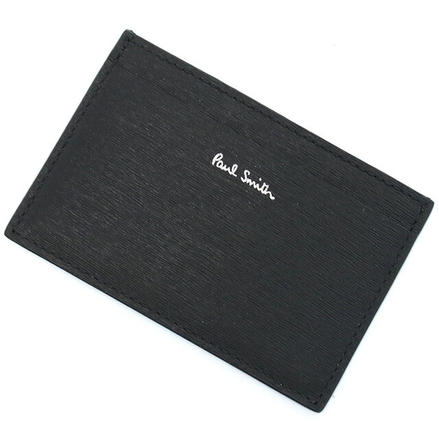 ポール・スミス カードケース メンズ Paul Smith レザー イタリア M1A4768 BLACK ブラック 財布 定期入れ ブランド 高級 おしゃれ プレゼント 実用的