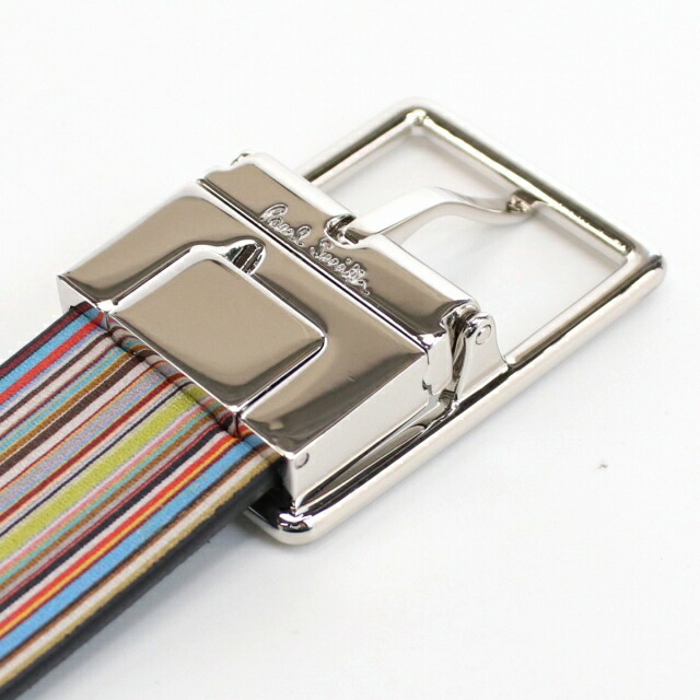 ポール・スミス ベルト メンズ ブランド Paul Smith スペイン M1A5152 ブラック マルチカラー 小物 選べるモデル プレゼント 実用的
