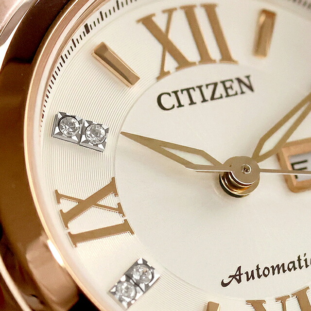 シチズン コレクション メカニカルウォッチ 自動巻き レディース PD7162-04A CITIZEN 腕時計 シルバー ワインレッド 時計 ブランド おしゃれ 防水 プレゼント 女性 実用的