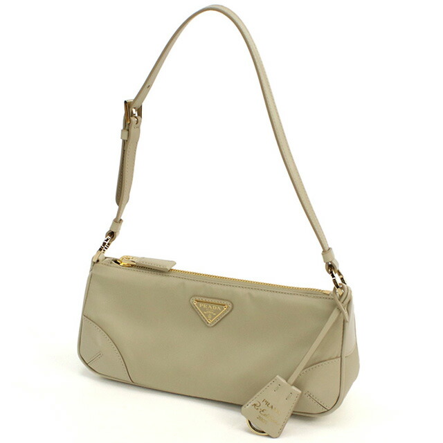 プラダ セミショルダー レディース ブランド PRADA 1BC201 ベージュ バッグ