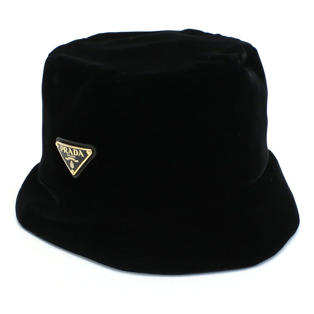 プラダ ハット レディース ブランド PRADA VELLUTO ビスコース レーヨン イタリア 1HC137 NERO ブラック 小物 選べるモデル