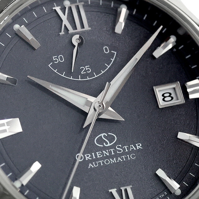 オリエントスター Contemporary Date 自動巻き 腕時計 ブランド メンズ ORIENT STAR RK-AU0112V アナログ ネイビー 日本製 おしゃれ 防水 プレゼント 男性 実用的