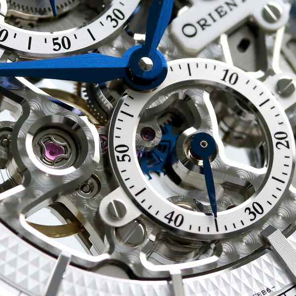 オリエントスター スケルトン 手巻き RK-AZ0002S 銀河 腕時計 メンズ スケルトン ブラック SKELETON ブランド おしゃれ 防水 プレゼント 男性 実用的