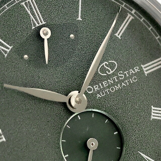 オリエントスター Classic Collection M45 F7 Small Second 自動巻き 腕時計 ブランド メンズ ORIENT STAR RK-BS0001E アナログ グリーン ブラウン 日本製 おしゃれ 防水 プレゼント 男性 実用的