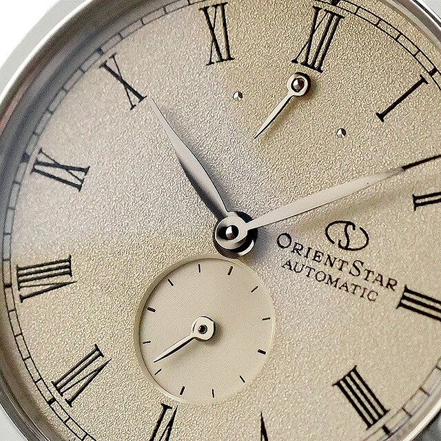 オリエントスター Classic Collection M45 F7 Small Second 自動巻き 腕時計 ブランド メンズ ORIENT STAR RK-BS0002S アナログ ベージュ ブラウン 日本製 おしゃれ 防水 プレゼント 男性 実用的