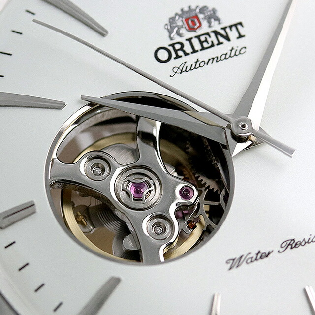 オリエント 腕時計 ORIENT クラシック セミスケルトン 40.5mm 自動巻き RN-AG0005S 革ベルト 時計 ブランド おしゃれ 防水 プレゼント 男性 実用的