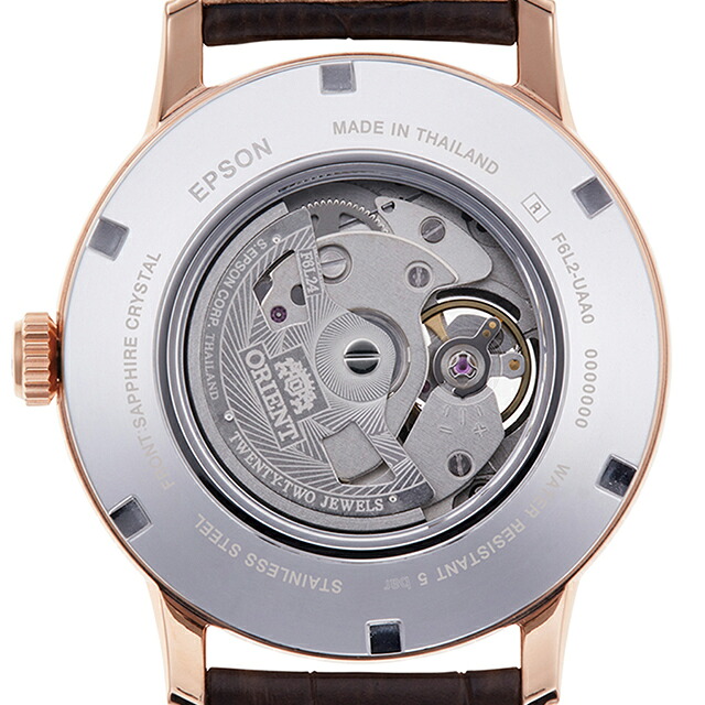 オリエント 腕時計 ORIENT クラシック サン&ムーン セミスケルトン 42mm RN-AS0002S ブランド おしゃれ 防水 プレゼント 男性 実用的