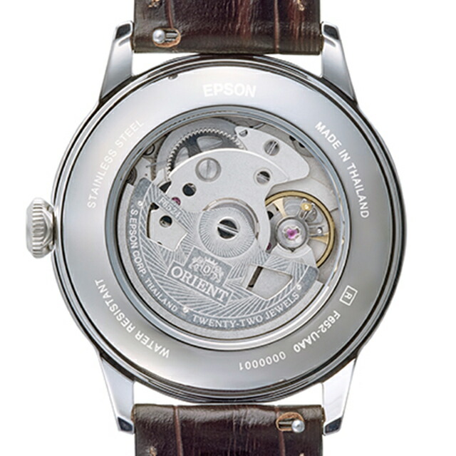 オリエント Classic Orient Bambino 自動巻き 腕時計 ブランド メンズ ORIENT CLASSIC RN-BB0004Y アナログ ブラウン ダークブラウン おしゃれ 防水 プレゼント 男性 実用的