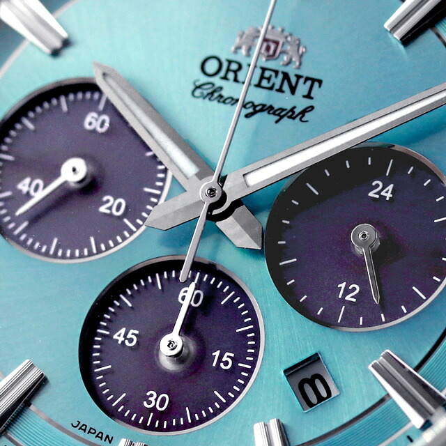 オリエント コンテンポラリー コンテンポラリー ソーラーパワード クロノグラフ ソーラー 腕時計 メンズ クロノグラフ ORIENT CONTEMPORARY RN-TX0304L アナログ ブルー 日本製 ブランド おしゃれ 防水 プレゼント 男性 実用的