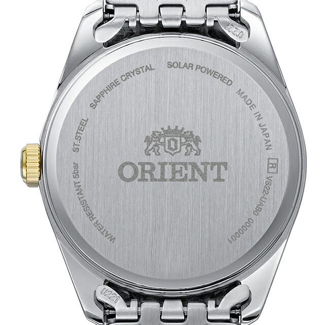 オリエント コンテンポラリー オリエント ストレット ソーラーパワード 腕時計 ブランド レディース ORIENT CONTEMPORARY RN-WG0601S アナログ ホワイト ゴールド 白 おしゃれ 防水 かわいい プレゼント 女性 実用的