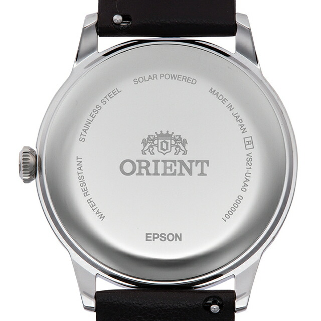 オリエント クラシック バンビーノ Orient Bambino 38 ソーラーパワード 腕時計 ブランド メンズ ORIENT CLASSIC RN-WK0003G アナログ アイボリー ブラウン 日本製 おしゃれ 防水 文字盤 大きい プレゼント 男性 実用的