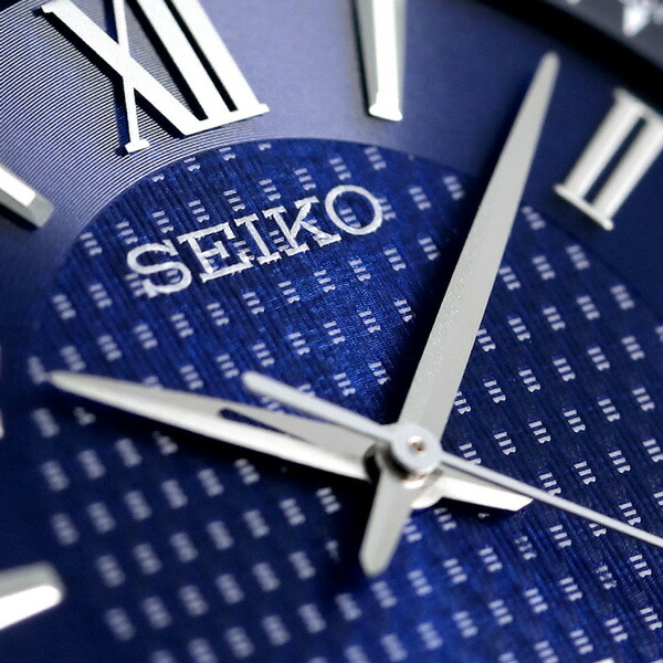 セイコー ドルチェ 電波ソーラー メンズ 腕時計 チタン SADZ197 SEIKO ネイビー 時計 高級 ブランド おしゃれ 防水 プレゼント 男性 実用的