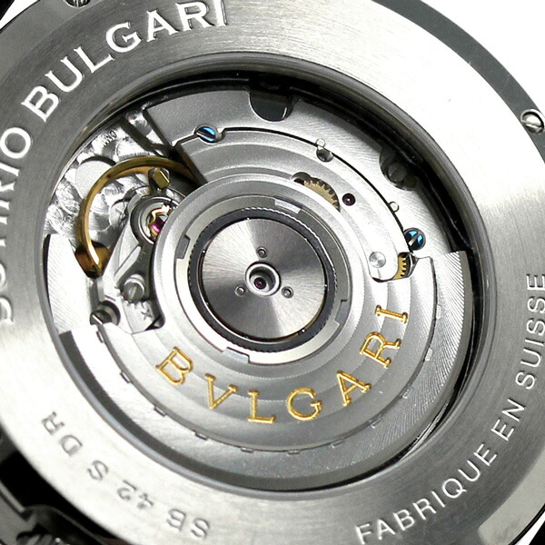 ブルガリ 時計 BVLGARI ソティリオ 42mm 自動巻き SB42BSLDR 腕時計 ブラック 高級 ブランド おしゃれ 防水 プレゼント 男性 実用的