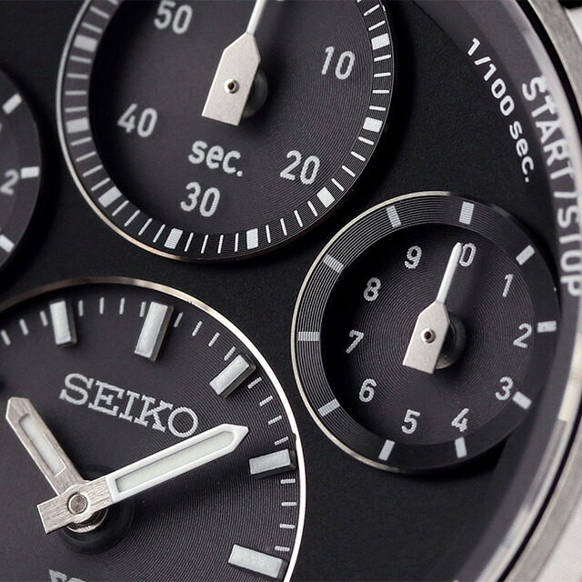 セイコー プロスペックス スピードタイマー ソーラー 腕時計 メンズ SEIKO PROSPEX SBER003 アナログ ブラック 黒 ブランド おしゃれ 防水 文字盤 大きい プレゼント 男性 実用的
