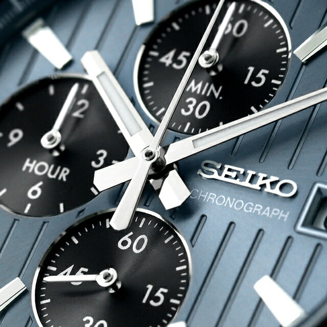 セイコーセレクション Sシリーズ クロノグラフ クオーツ 腕時計 メンズ 流通限定 SEIKO SELECTION SBTR041 アナログ ブルー ブランド おしゃれ 防水 プレゼント 男性 実用的