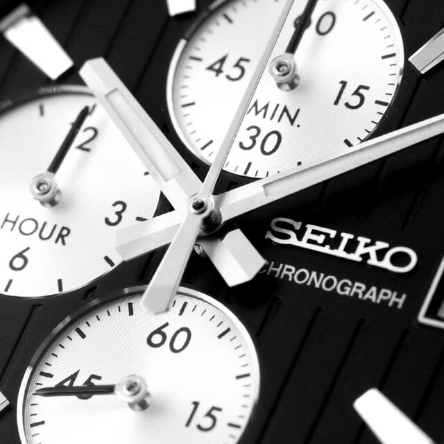 セイコーセレクション Sシリーズ クロノグラフ クオーツ 腕時計 メンズ 流通限定 SEIKO SELECTION SBTR043 アナログ ブラック 黒 ブランド おしゃれ 防水 プレゼント 男性 実用的