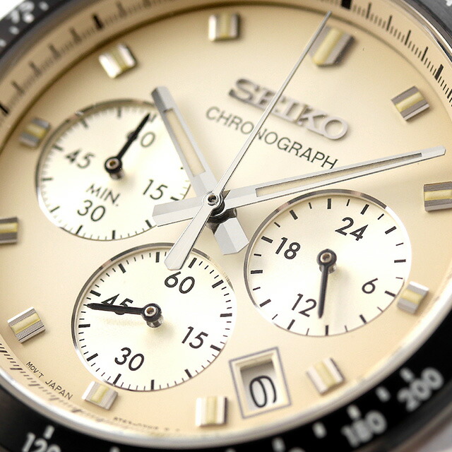 セイコーセレクション Sシリーズ クオーツ 腕時計 メンズ クロノグラフ SEIKO SELECTION SBTR045 アナログ アイボリーグラデーション ブランド おしゃれ 防水 プレゼント 男性 実用的