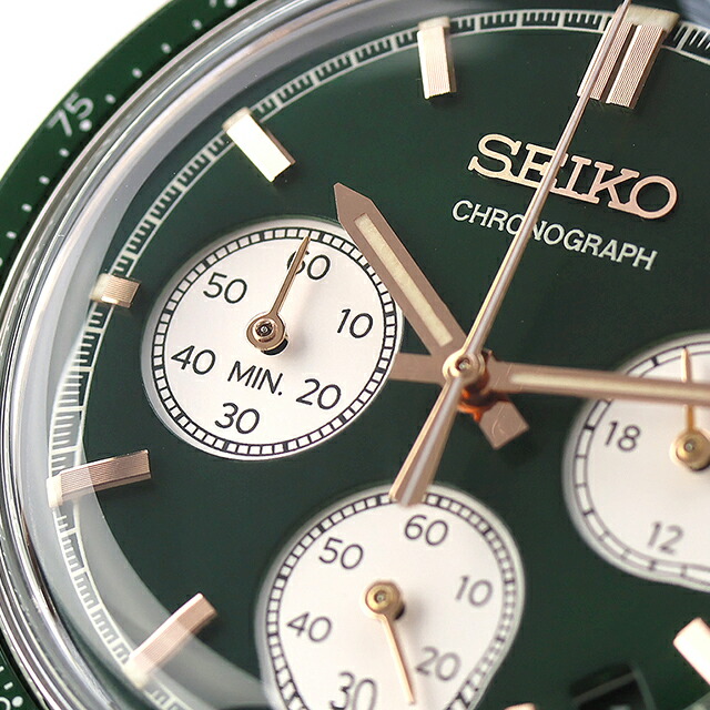 セイコーセレクション クォーツ 電池式 腕時計 ブランド メンズ クロノグラフ SEIKO SELECTION SBTR057 アナログ グリーン おしゃれ 防水 プレゼント 男性 実用的