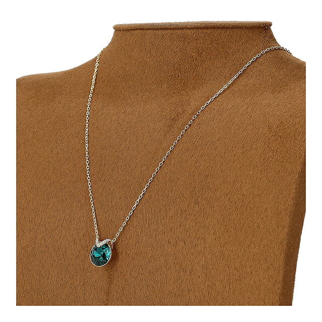 スワロフスキー ネックレス ペンダント レディース SWAROVSKI 5735387 グリーン/ゴールド アクセサリー ジュエリー ブランド 高級 おしゃれ プレゼント 女性 実用的 かわいい