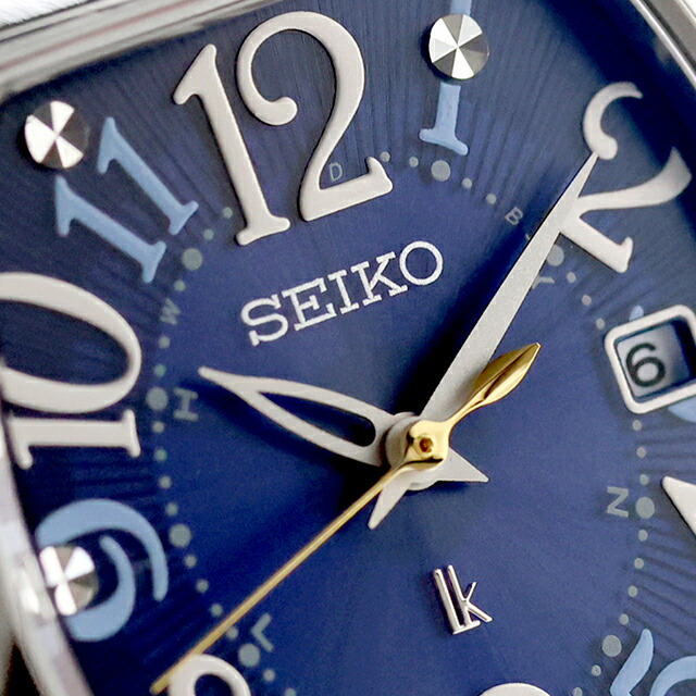 セイコー ルキア Happy Collection Made With Liberty Fabric Limited Edition 電波ソーラー 腕時計 ブランド レディース チタン 数量限定 替えベルト SEIKO LUKIA SSQW103 アナログ おしゃれ 防水 軽い 華奢 かわいい プレゼント 女性 実用的