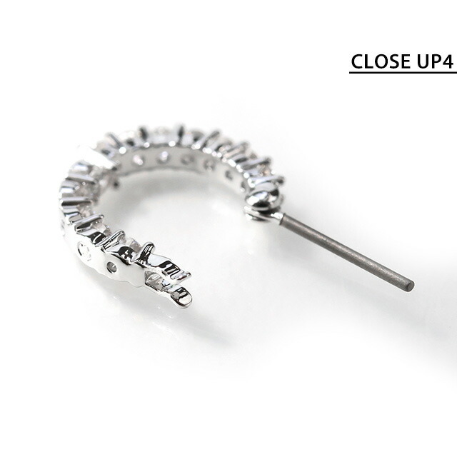 スワロフスキー ピアス レディース ブランド SWAROVSKI Matrix Vittore フープ スワロフスキー 両耳用 5562126 シルバー アクセサリー