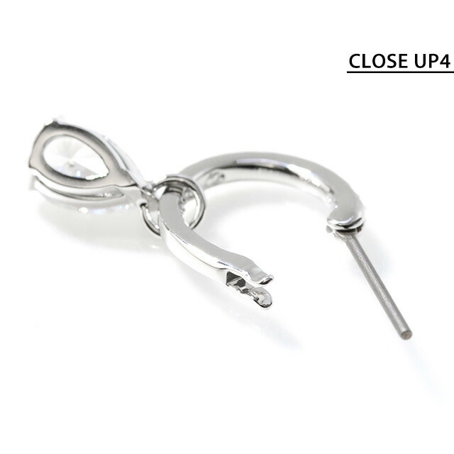 スワロフスキー ピアス レディース ブランド SWAROVSKI Stilla フープ スワロフスキー 両耳用 5636716 シルバー アクセサリー