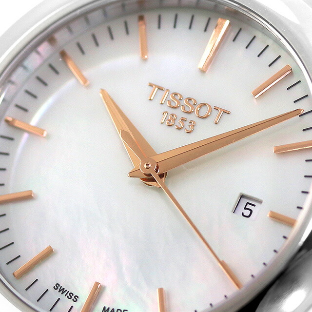 ティソ T-マイ レディ クオーツ 腕時計 レディース 替えベルト TISSOT T132.010.11.111.00 アナログ シェル スイス製 ブランド おしゃれ 防水 軽い 華奢 プレゼント 女性 実用的