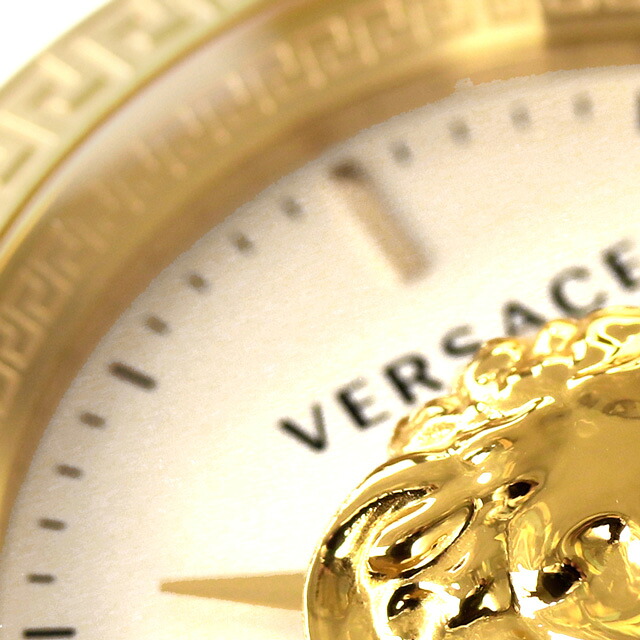 ヴェルサーチ パラッツォ エンパイア クオーツ 腕時計 メンズ VERSACE VERD00318 アナログ ホワイト ゴールド 白 スイス製 高級 ブランド おしゃれ 防水 プレゼント 男性 実用的