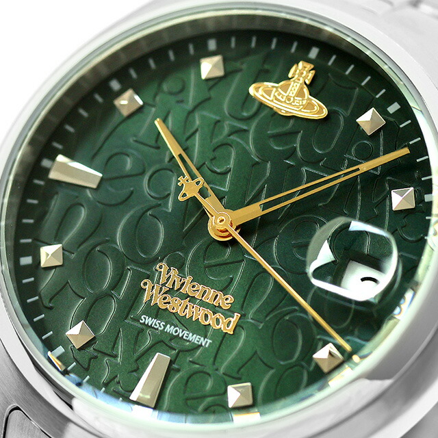 ヴィヴィアン ウエストウッド キャンバーウェル クォーツ 電池式 腕時計 ブランド メンズ Vivienne Westwood VV261GRSL アナログ グリーン おしゃれ 防水 プレゼント 男性 実用的