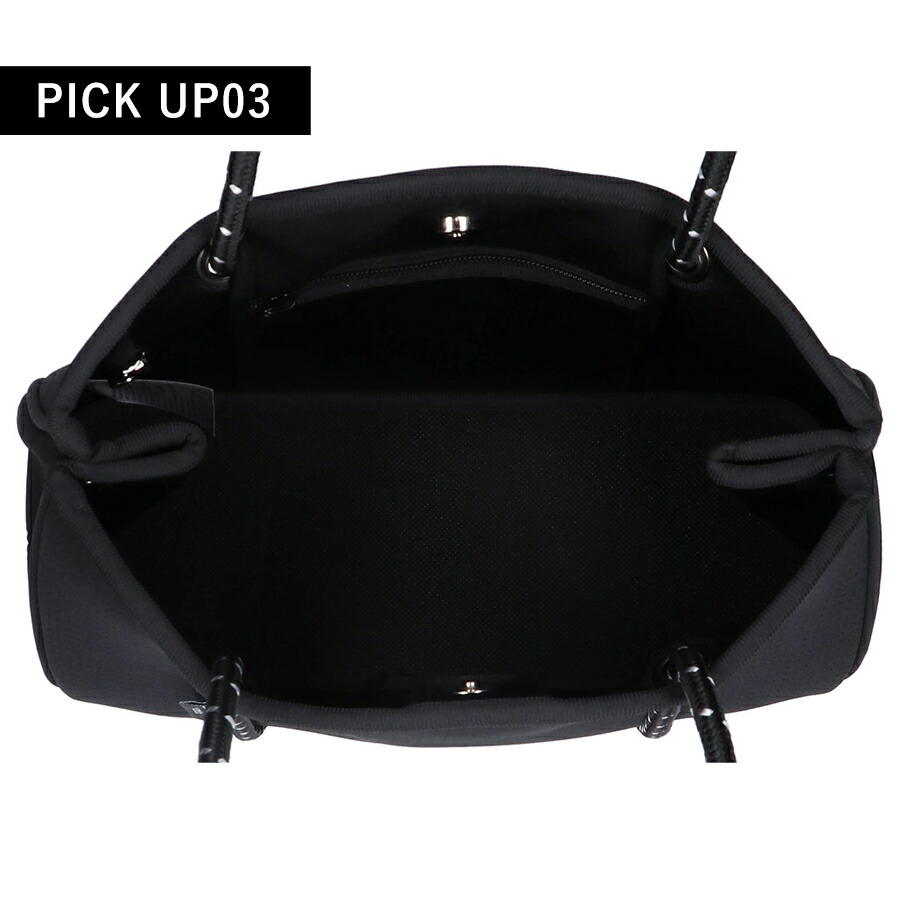 ウィローベイ トートバッグ レディース ブランド WILLOWBAY DAYDREAMER MINI ネオプレントートバッグ（クロージャー付き） マザーズバッグ ポーチ 1080 BLACK バッグ 軽量 手提げ 高級 おしゃれ プレゼント 女性 実用的 かわいい