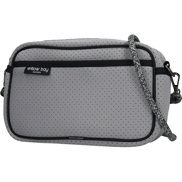 ウィローベイ ショルダーバッグ レディース ブランド WILLOWBAY ラージクロスボディバッグウィズロープ クロスボディ PEBBLE GREY 斜めがけ 高級 おしゃれ プレゼント 女性 実用的 かわいい