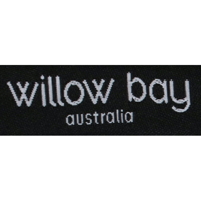 ウィローベイ ポーチ レディース ブランド WILLOWBAY ウィローベイラージブティックポーチ クラッチバッグ BLACK