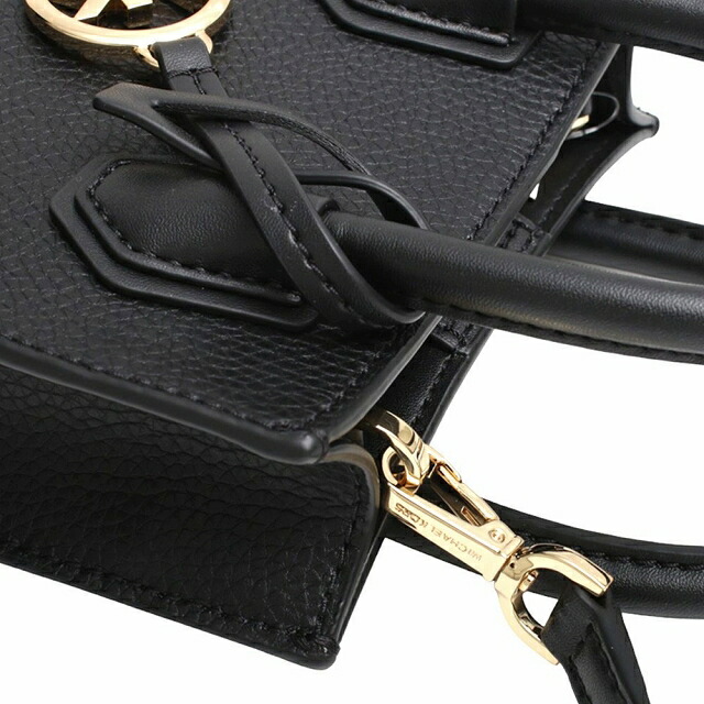 マイケルコース MICHAEL KORS MERCER XS NS SHOPPER XBODY LEATHER ショルダーバッグ 35S1GM9T0L-BLACK レディース ブラック 斜めがけ ブランド 高級 おしゃれ プレゼント 女性 実用的 かわいい
