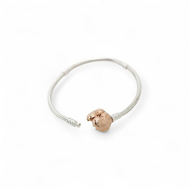パンドラ PANDORA PANDORA Moments Heart & Snake Chain Bracelet ブレスレット 580719-17 レディース シルバー ブランド