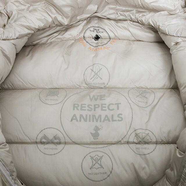 セイブ ザ ダック SAVE THE DUCK LYSA ダウンジャケット D40279W-40019-RAINYBEIGE-1 レディース ダウンジャケット ブランド
