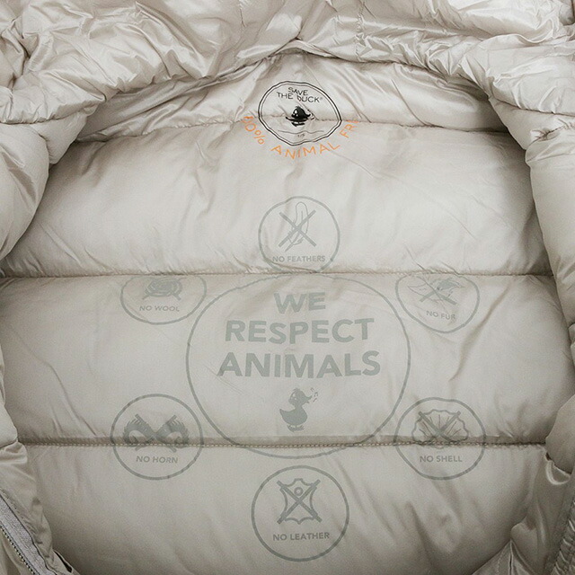 セイブ ザ ダック SAVE THE DUCK LYSA ダウンジャケット D40279W-40019-RAINYBEIGE-3 レディース ダウンジャケット ブランド